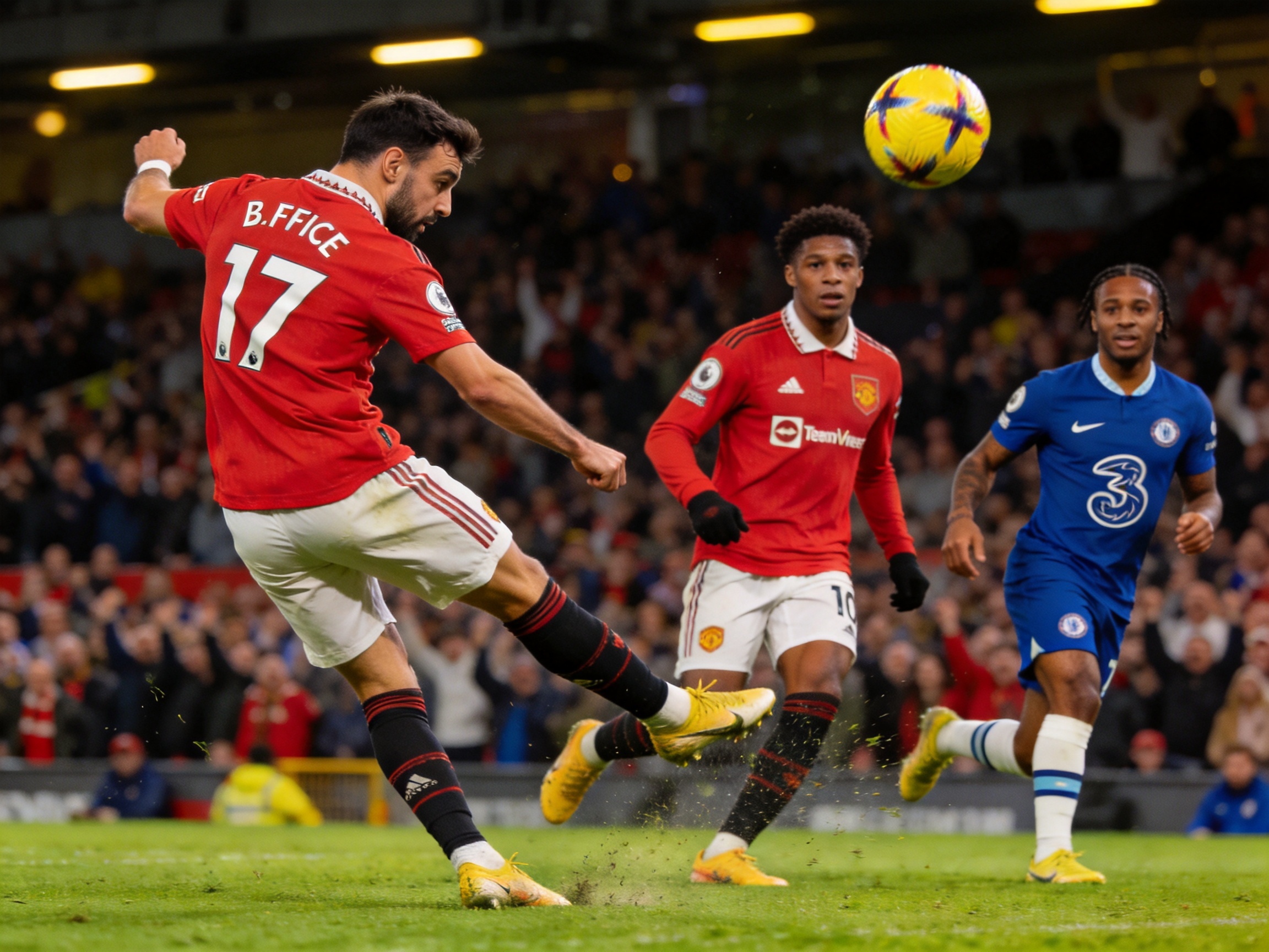 英超曼联对阵切尔西比赛精彩瞬间
